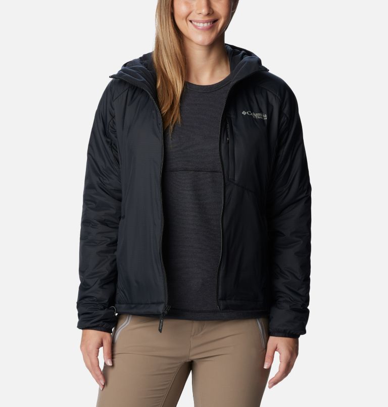 Thumbnail: Women's Silver Leaf Stretch Insulated Jacket, Color: Black, image 7