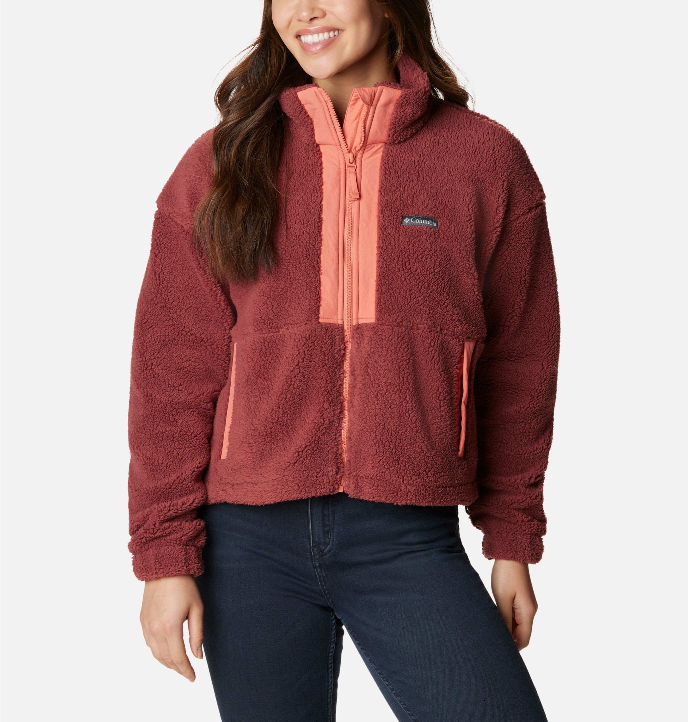 Columbia Sportswear Women's Interchange Red Jacket with detachable fleece  Small