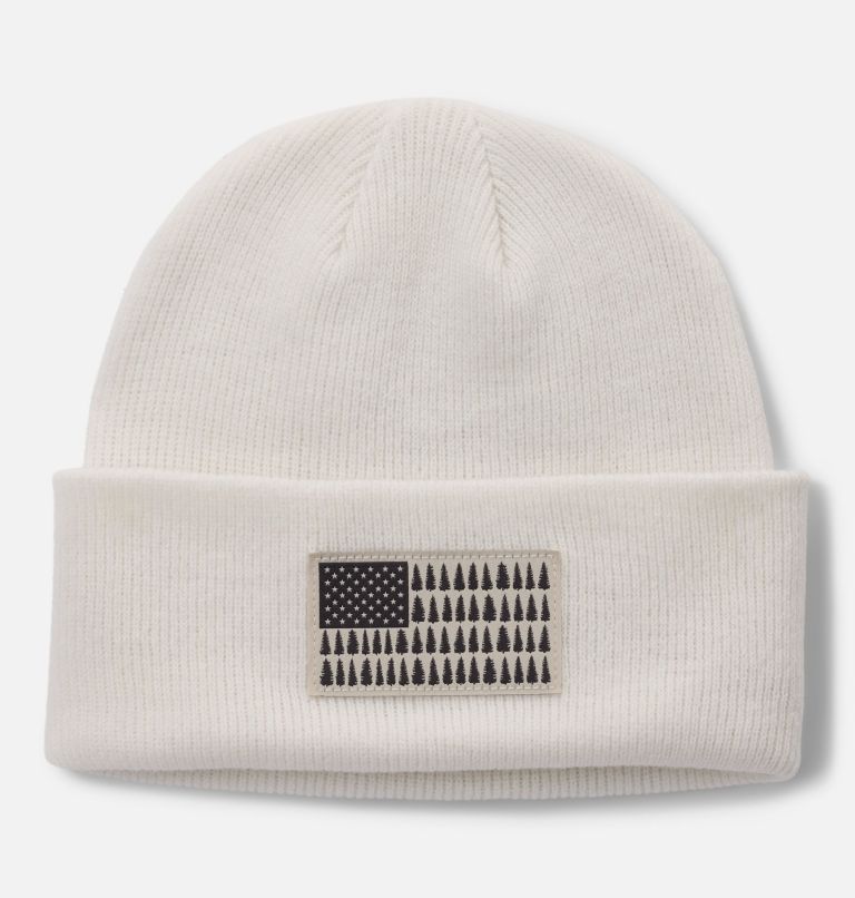 Columbia Tree Flag Cuffed Beanie, Color: Sea Salt, image 1