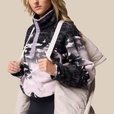 Model showing how the interior backpack straps work.