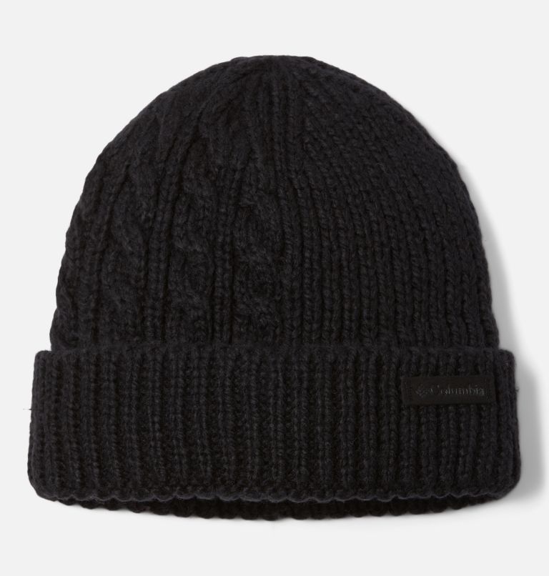 Youth Agate Pass Cable Knit Beanie | 010 | O/S, Color: Black, image 1