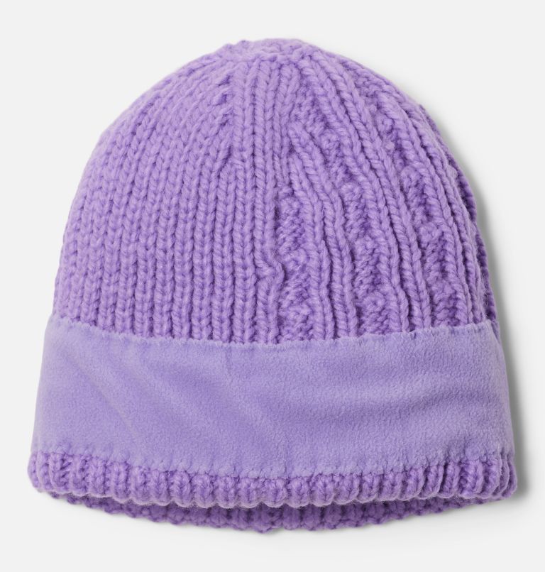 Thumbnail: Youth Agate Pass Cable Knit Beanie | 597 | O/S, Color: Paisley Purple, image 2