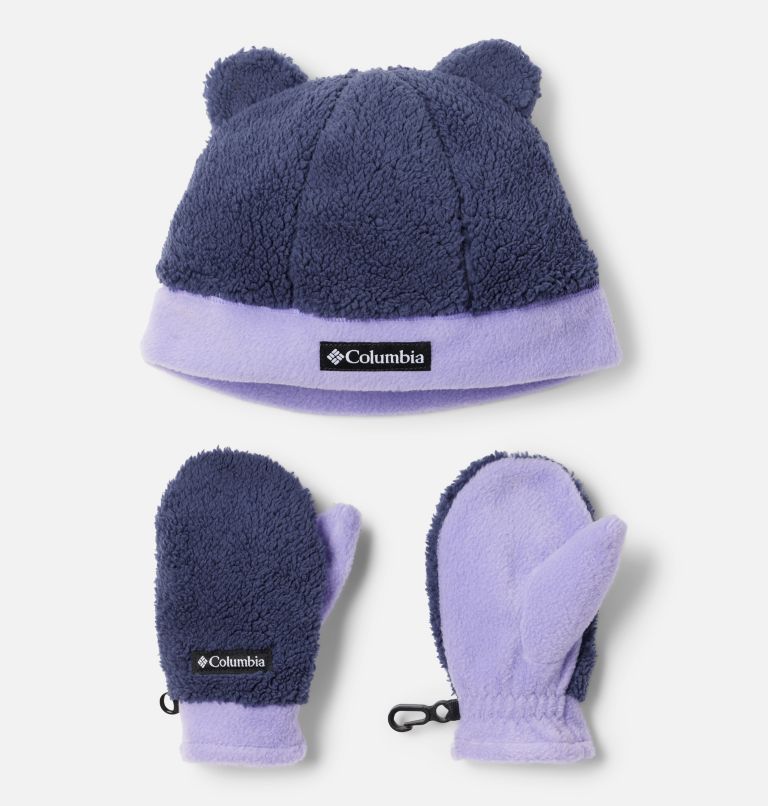 Toddler Rugged Ridge Beanie and Mitten  | 466 | O/S, Color: Nocturnal, Paisley Purple, image 1