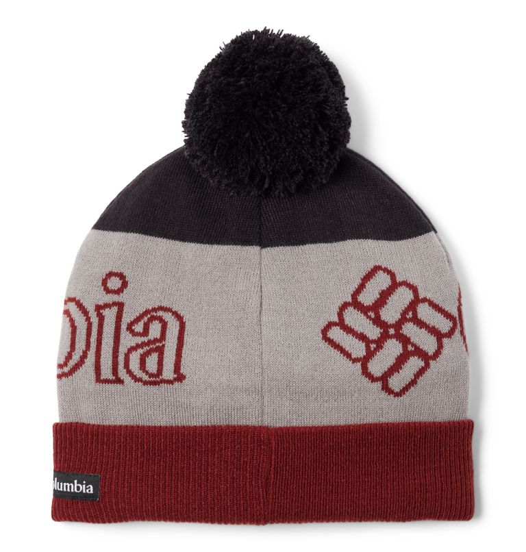 Kids' Polar Powder Beanie, Color: Black, Columbia Grey, image 2