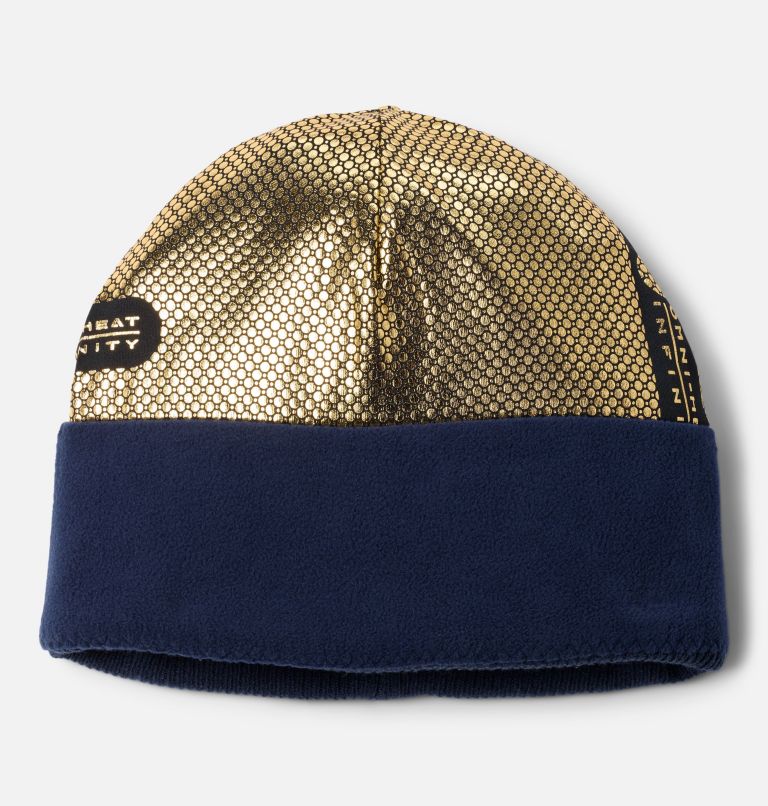 Youth Polar Powder Beanie, Color: Collegiate Navy, Columbia Grey, image 3