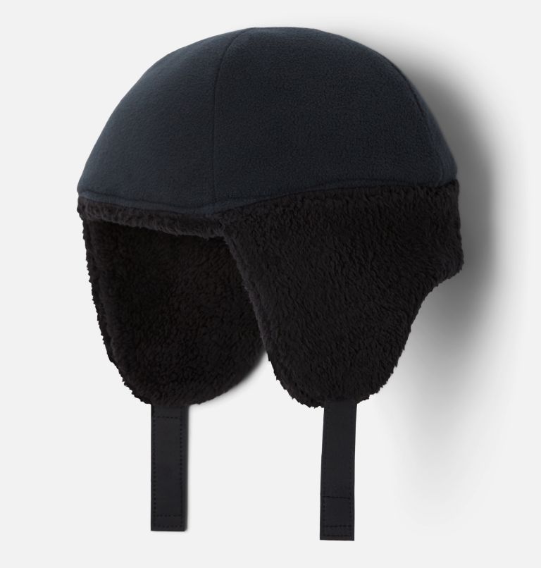 Kids' Rugged Ridge Sherpa Trapper Hat, Color: Black, Black, image 3