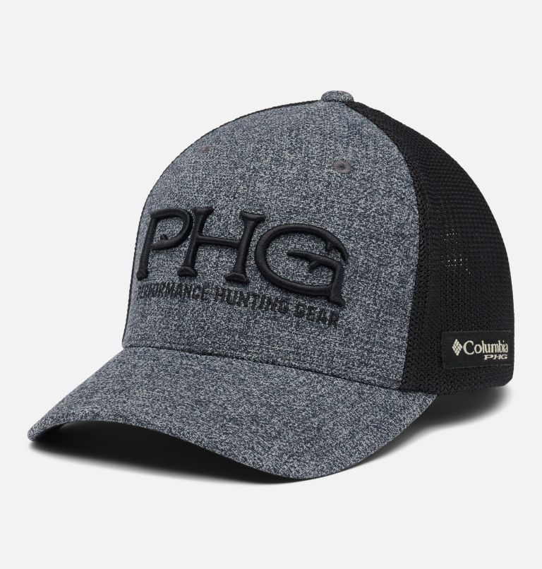 Thumbnail: PHG Antlers Mesh Ball Cap, Color: Grill Heather, Black, PHG Antlers, image 1