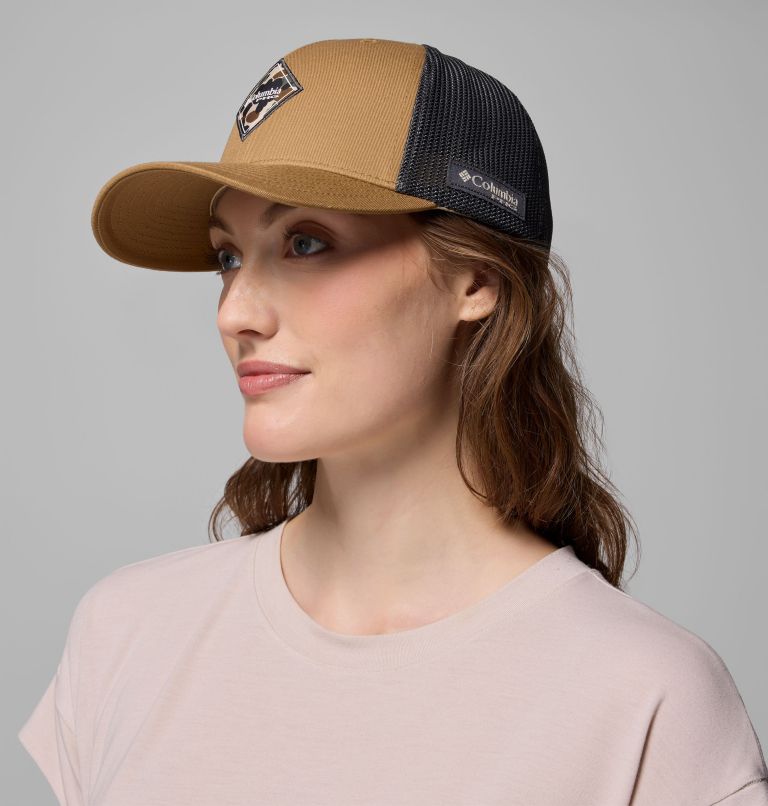 PHG Antlers Mesh Ball Cap, Color: Sahara, Grill, Delta Hunter Diamond, image 5