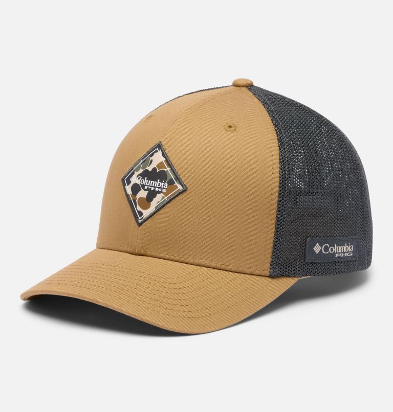 PHG Antlers Mesh Ball Cap, Color: Sahara, Grill, Delta Hunter Diamond, image 1