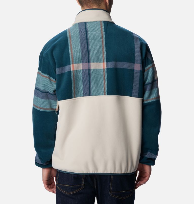 Backbowl Remastered Fleece | 415 | XL, Color: Night Wave Super Mega Plaid, Dark Stone, image 2