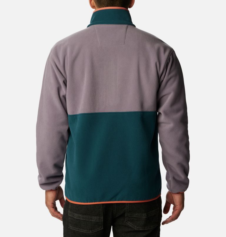 Thumbnail: Men's Backbowl Remastered Full Zip Fleece Jacket, Color: Granite Purple, Night Wave, image 2
