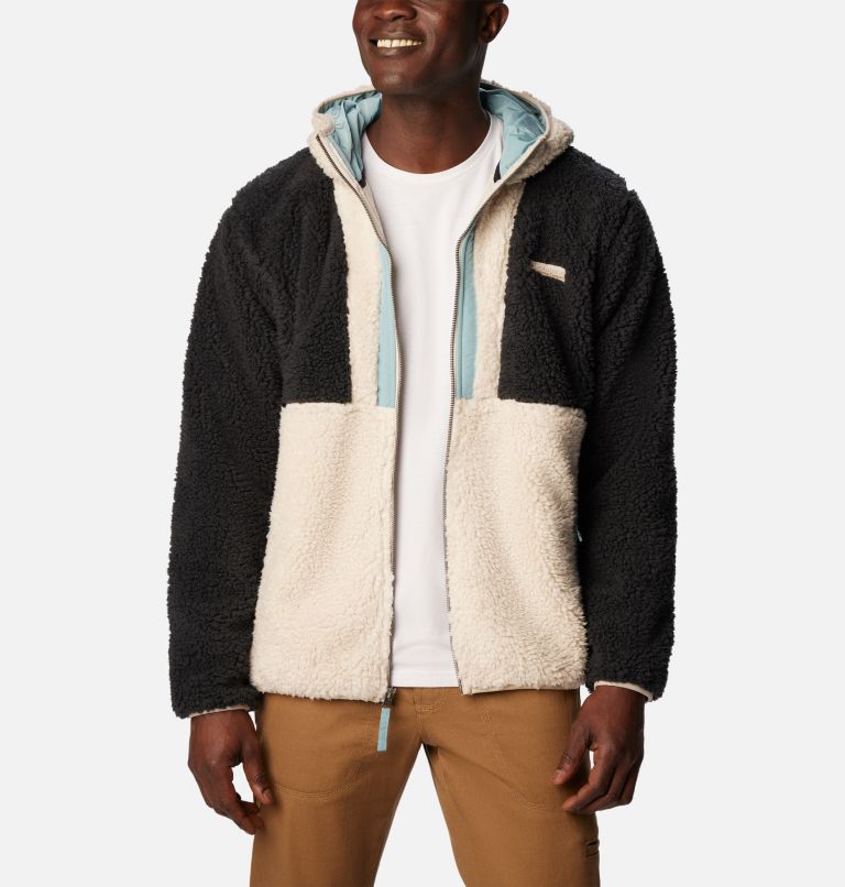 Sherpa fleece zip store up jacket