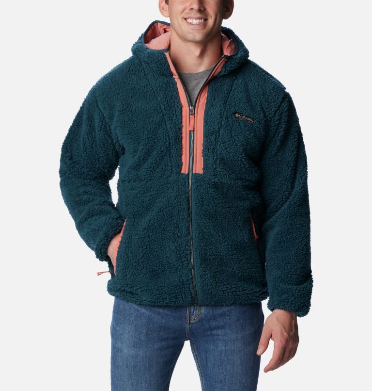 columbia backbowl sherpa full zip hoodie