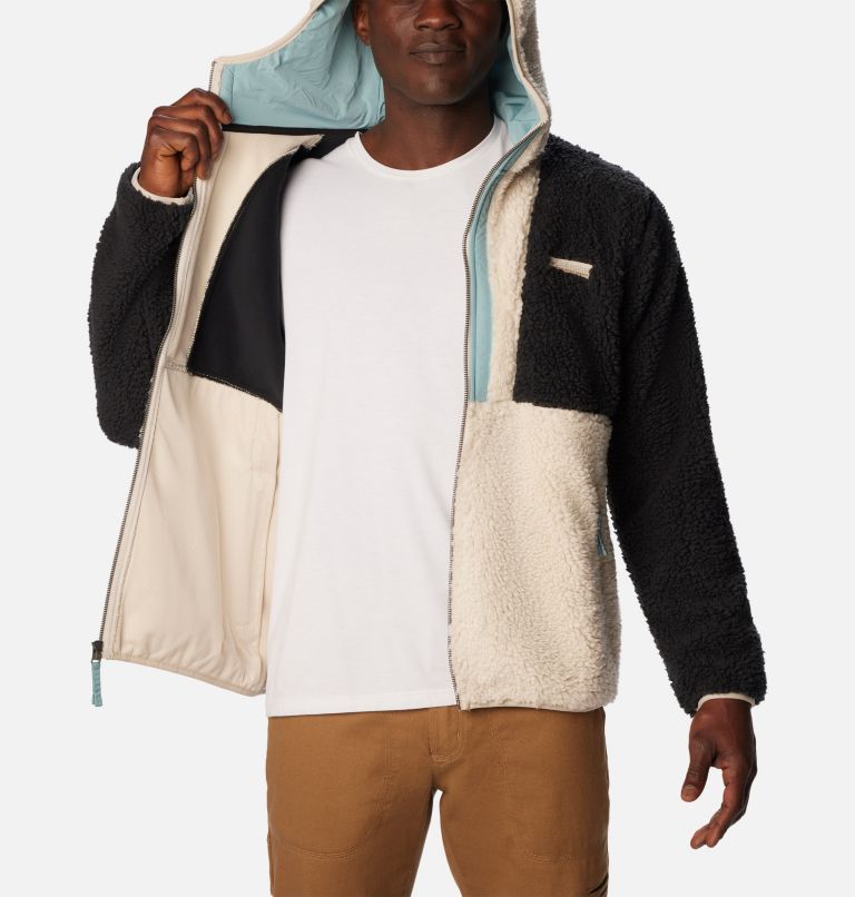 Sherpa hooded jacket men's sale