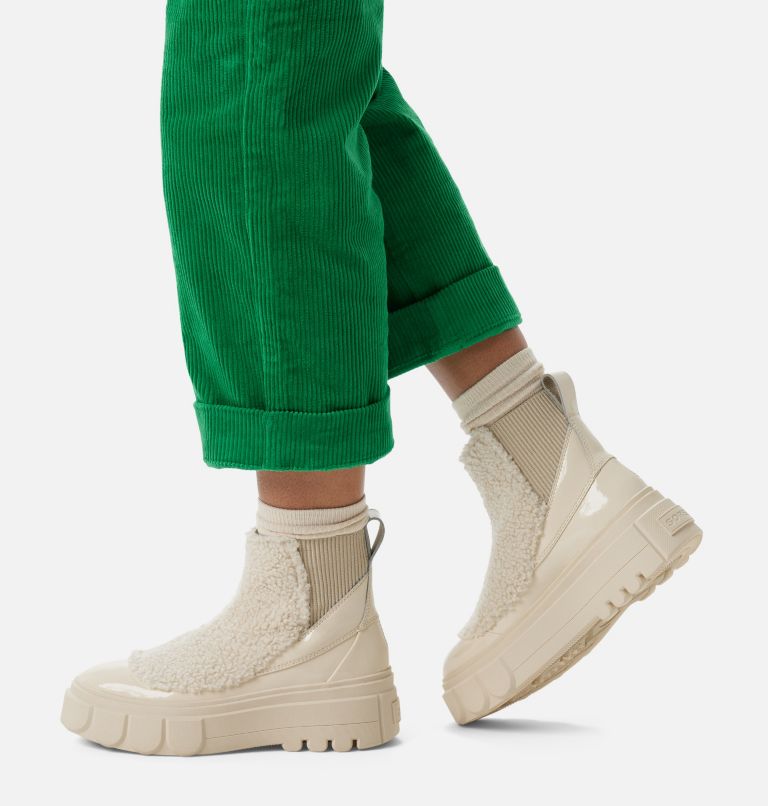 Thumbnail: CARIBOU� X BOOT CHELSEA COZY | 165 | 9.5, Color: Bleached Ceramic, Oatmeal, image 7