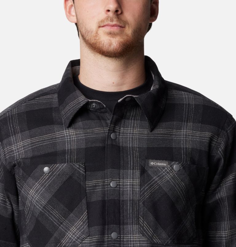 Manteau-chemise à doublure intérieure en laine polaire Cornell Woods pour hommes, Color: Black Buffalo Tartan, image 4