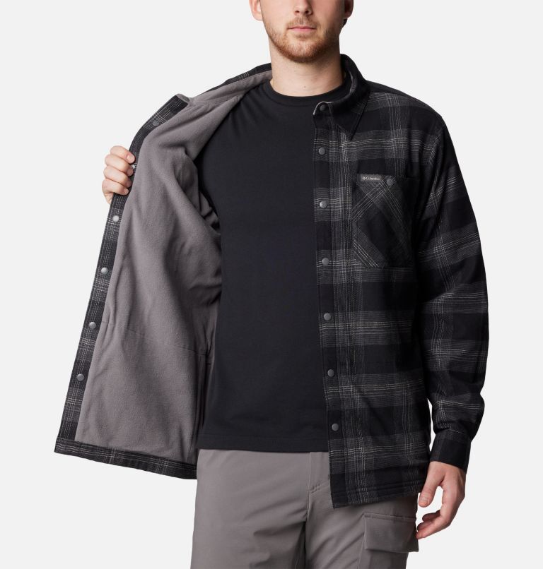 Manteau-chemise à doublure intérieure en laine polaire Cornell Woods pour hommes, Color: Black Buffalo Tartan, image 5