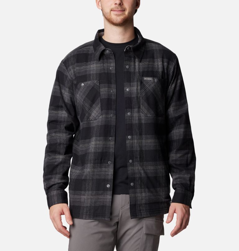 Manteau-chemise à doublure intérieure en laine polaire Cornell Woods pour hommes, Color: Black Buffalo Tartan, image 6