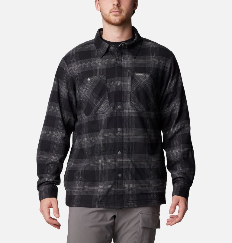 Manteau-chemise à doublure intérieure en laine polaire Cornell Woods pour hommes, Color: Black Buffalo Tartan, image 1