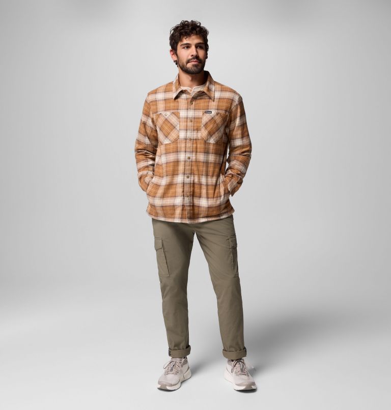 Men's Cornell Woods Fleece Lined Shirt Jacket, Color: Delta Lumberjack Tartan, image 2
