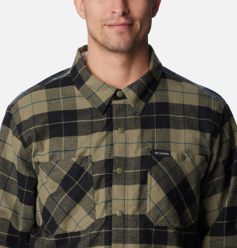 Columbia fleece best sale lined shirt