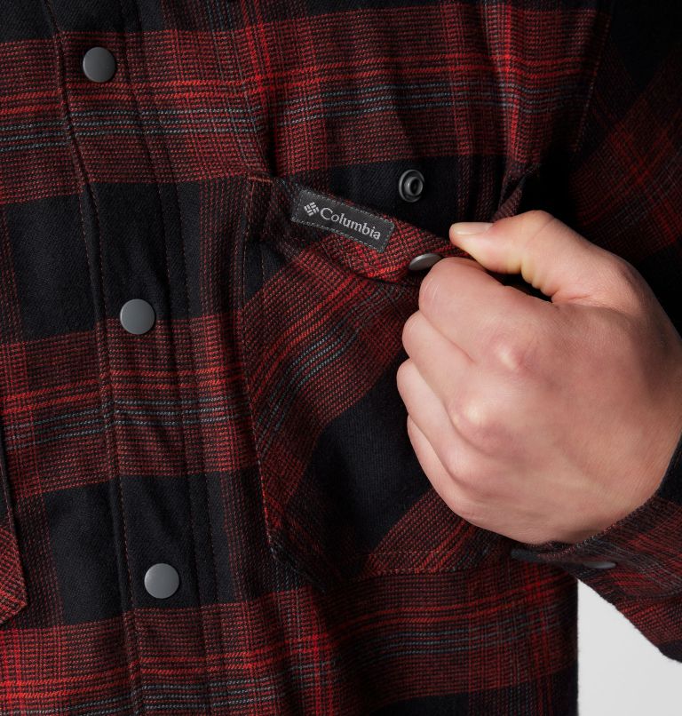 Manteau-chemise à doublure intérieure en laine polaire Cornell Woods pour hommes, Color: Spice Buffalo Tartan, image 8