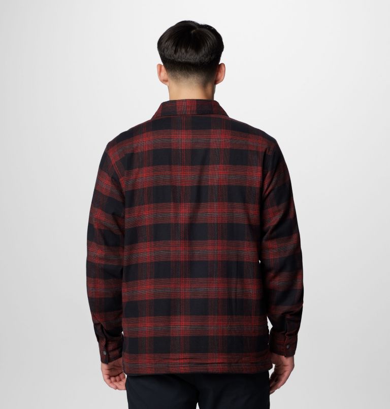 Manteau-chemise à doublure intérieure en laine polaire Cornell Woods pour hommes, Color: Spice Buffalo Tartan, image 2
