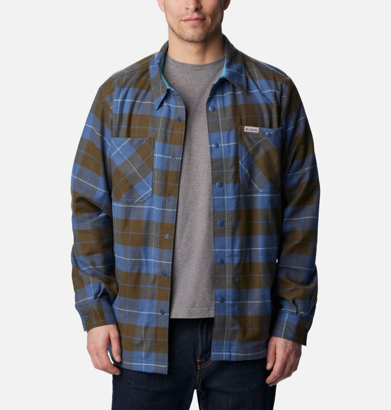 Men's Cornell Woods™ Fleece Lined Shirt Jacket - Tall 1