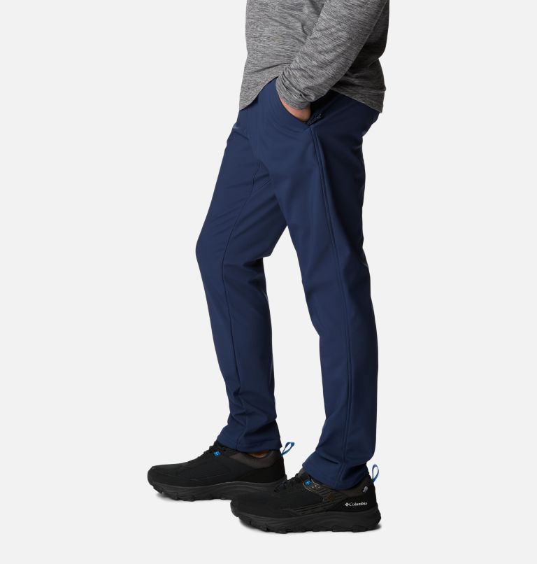 Men's Leader Crest II Warm Hiking Trousers, Color: Collegiate Navy, image 3