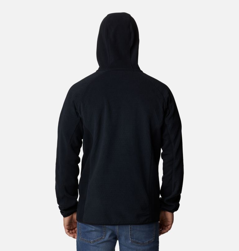 Men's Outdoor Tracks Hooded Full Zip Jacket, Color: Black, image 2