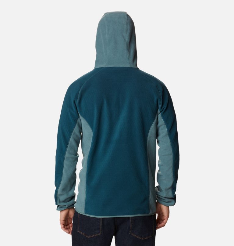 Men's Outdoor Tracks Hooded Full Zip Jacket, Color: Night Wave, Metal, image 2