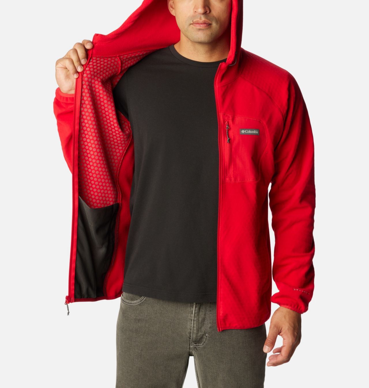 Men's Outdoor Tracks™ Hooded Full Zip Jacket 5