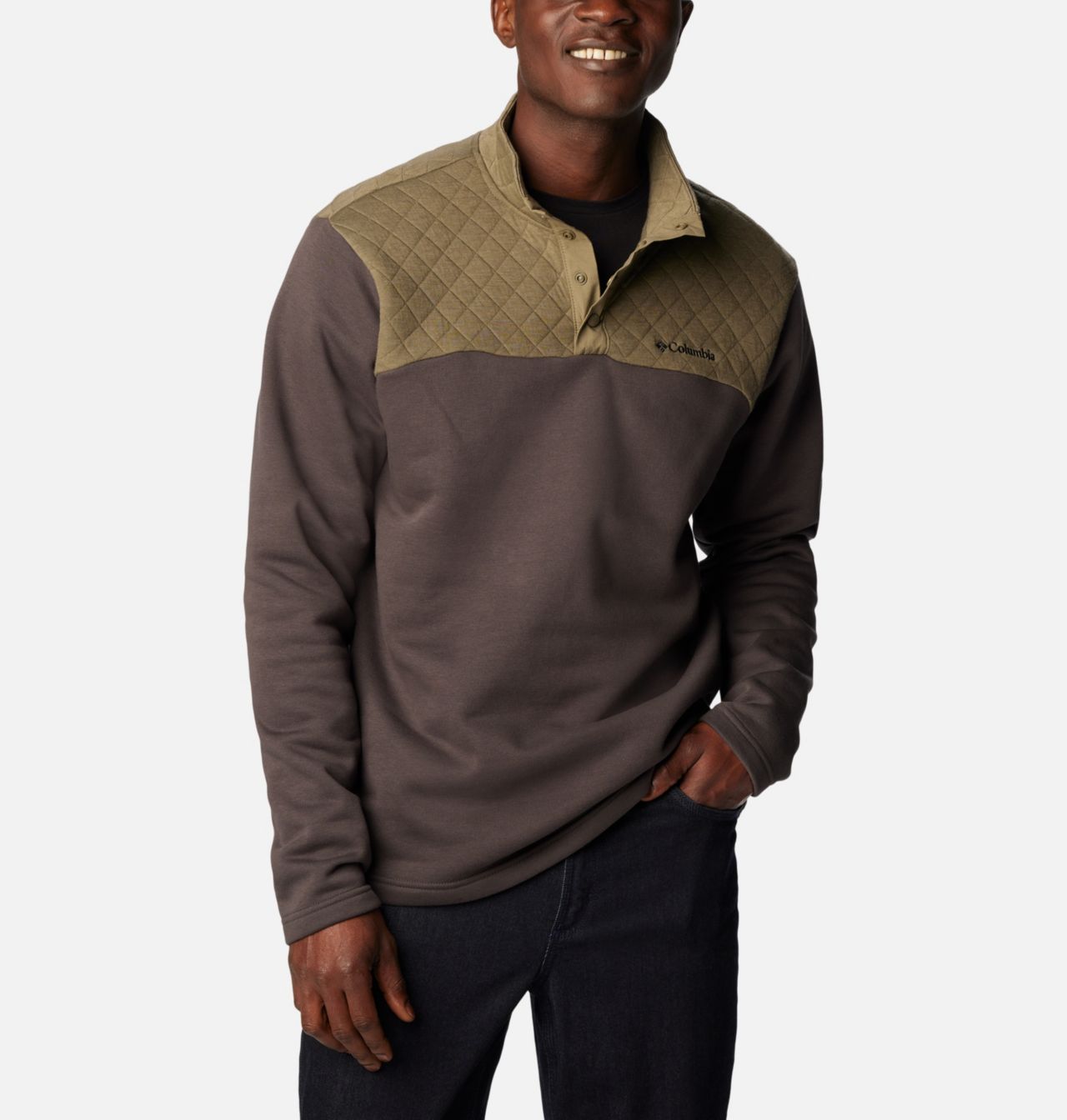 Men's Hart Mountain™ Quilted Half Snap Pullover - Tall 5