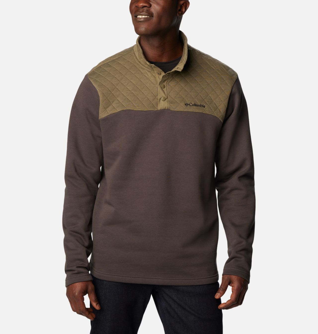 Men's Hart Mountain™ Quilted Half Snap Pullover - Tall 1