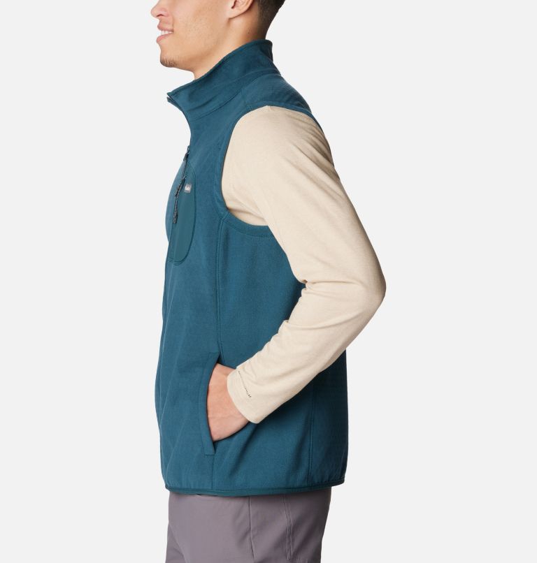 Men's Outdoor Tracks Vest, Color: Night Wave, image 3
