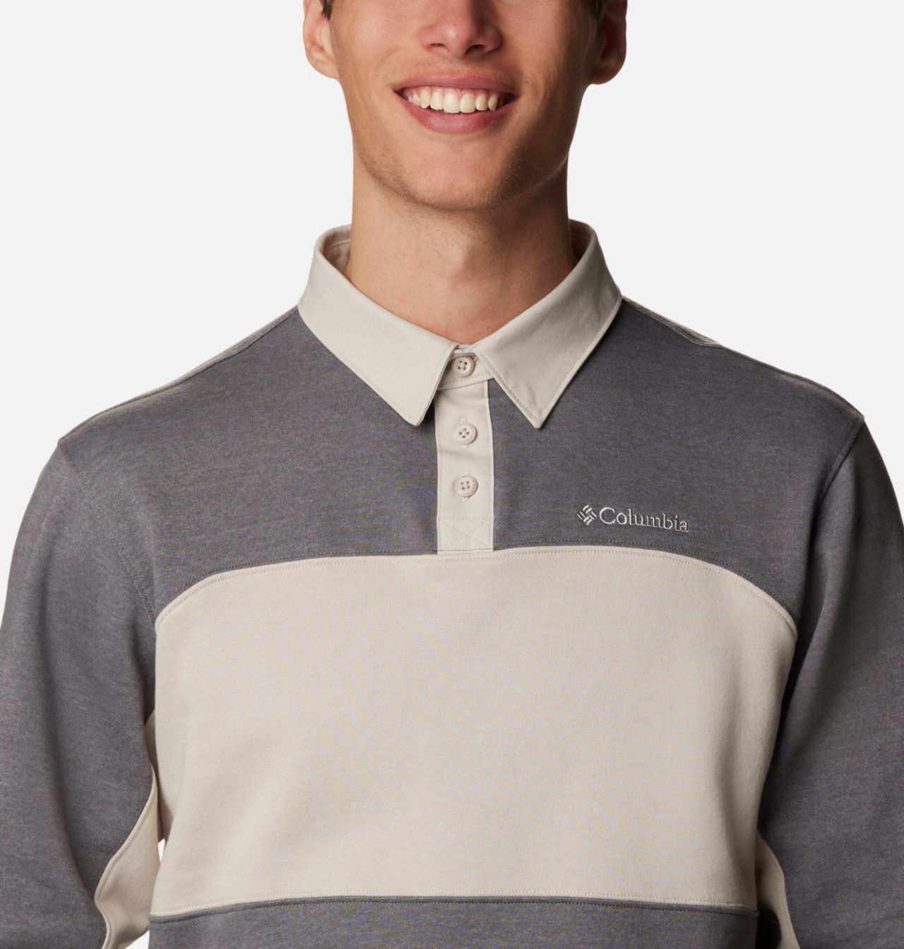 Men's Columbia Trek™ Long Sleeve Rugby Shirt 4