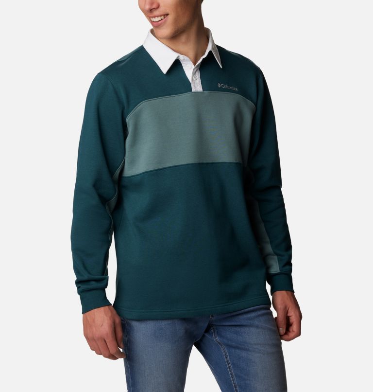 Haut de rugby à manches longues Columbia Trek pour hommes, Color: Night Wave, Metal, image 5
