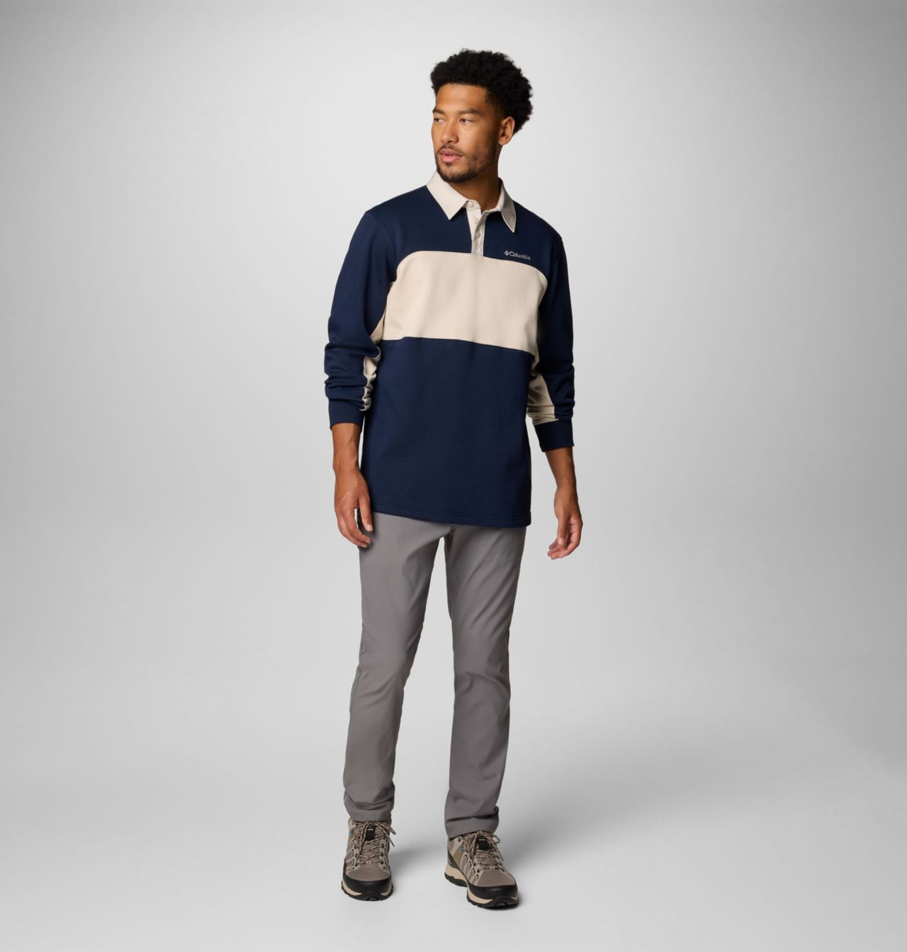 Men's Columbia Trek™ Long Sleeve Rugby Shirt 4