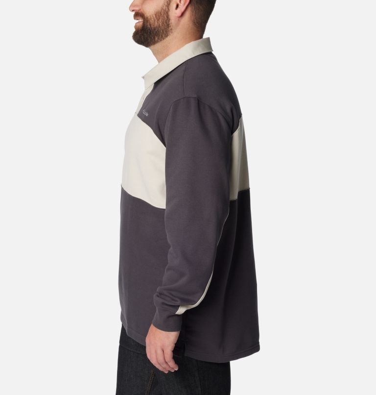 Columbia Trek Long Sleeve Rugby Shirt | 011 | 2X, Color: Shark, Dark Stone, image 3