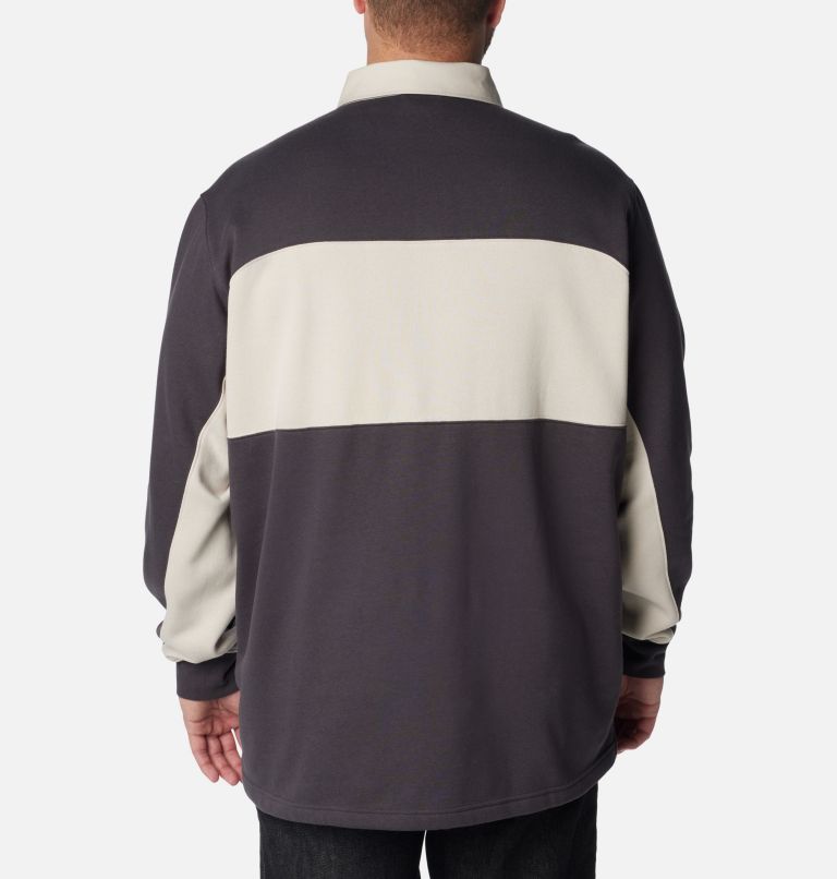Columbia Trek Long Sleeve Rugby Shirt | 011 | 2X, Color: Shark, Dark Stone, image 2