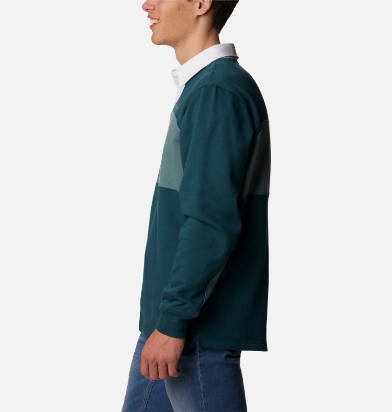 Haut de rugby à manches longues Columbia Trek pour hommes – Grandes tailles, Color: Night Wave, Metal, image 3