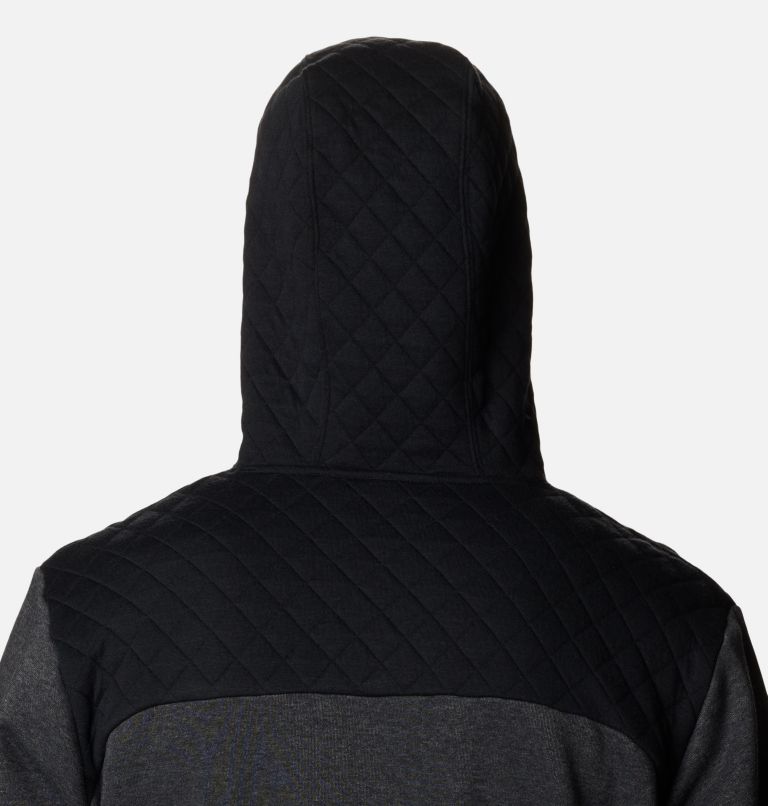 Thumbnail: Hart Mountain Quilted Hoodie | 010 | L, Color: Black Heather, image 5