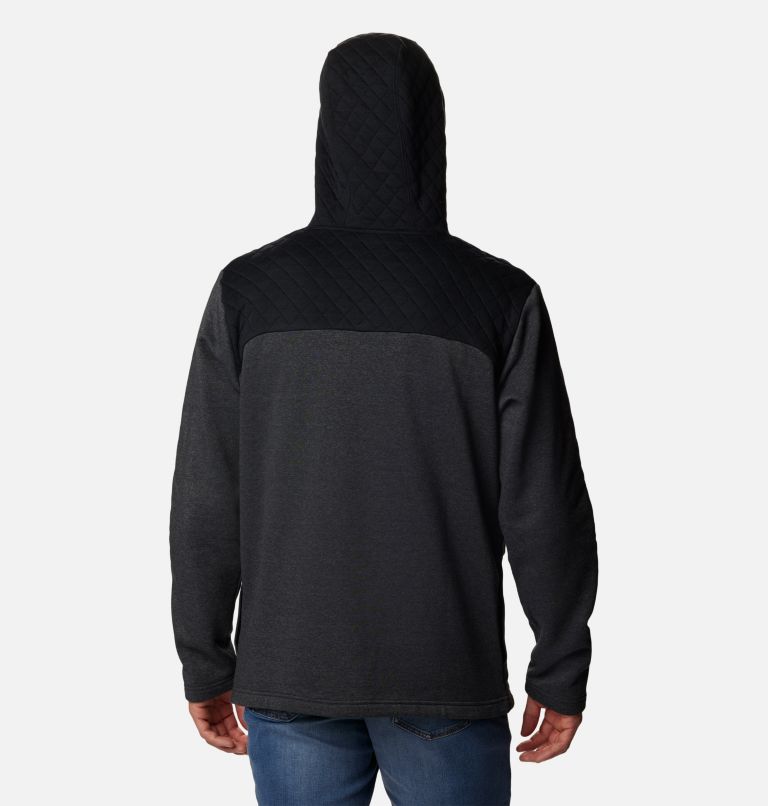 Thumbnail: Hart Mountain Quilted Hoodie | 010 | S, Color: Black Heather, image 2