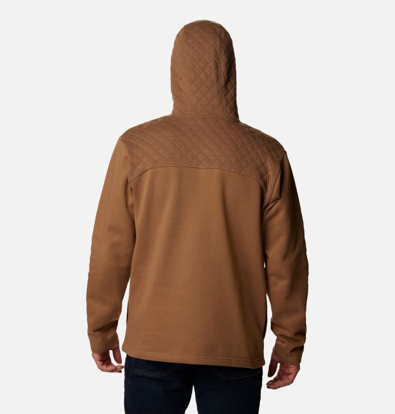 Thumbnail: Men's Hart Mountain Quilted Hoodie, Color: Delta, image 2