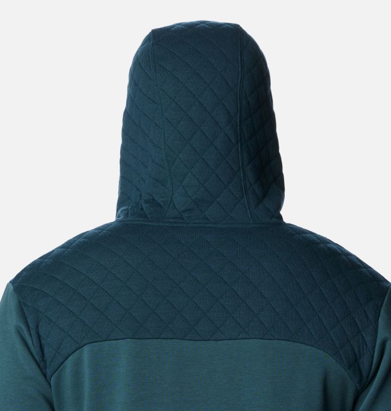 Thumbnail: Men's Hart Mountain Quilted Hoodie, Color: Night Wave, image 5