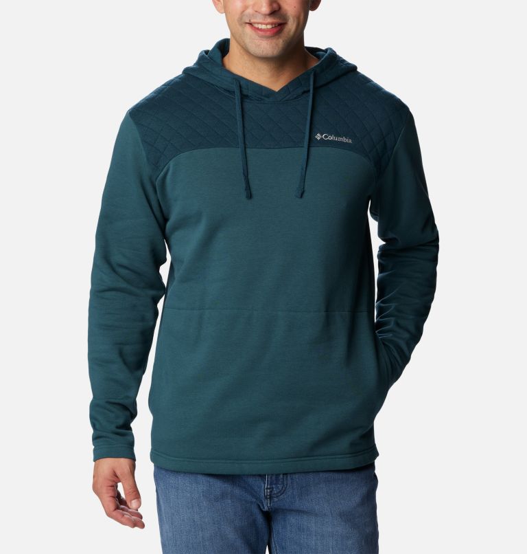 Men's Hart Mountain Quilted Hoodie - Tall, Color: Night Wave, image 1