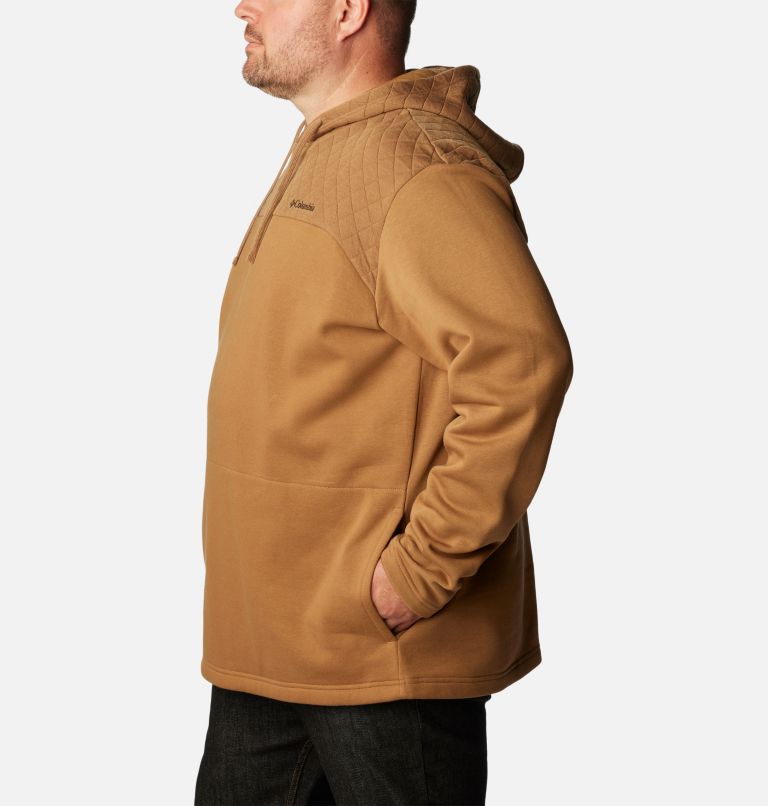 Thumbnail: Men's Hart Mountain Quilted Hoodie - Big, Color: Delta, image 3