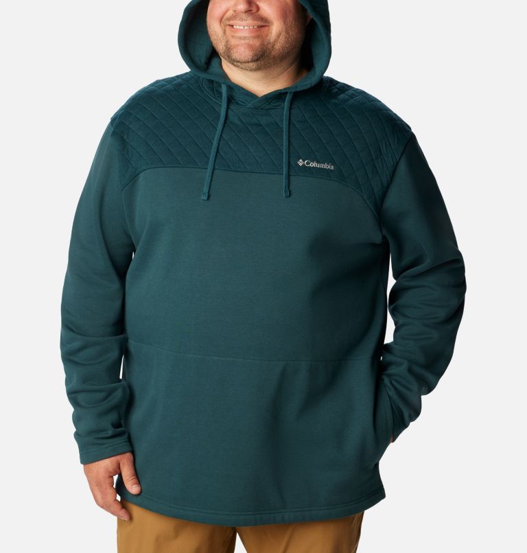 Thumbnail: Men's Hart Mountain Quilted Hoodie - Big, Color: Night Wave, image 5