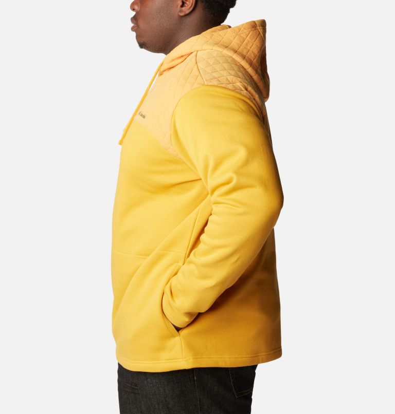 Thumbnail: Men's Hart Mountain Quilted Hoodie - Big, Color: Raw Honey, image 3