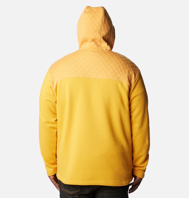 Thumbnail: Men's Hart Mountain Quilted Hoodie - Big, Color: Raw Honey, image 2